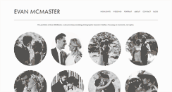 Desktop Screenshot of evanmcmaster.com