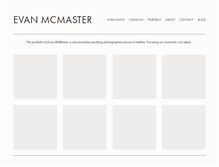Tablet Screenshot of evanmcmaster.com